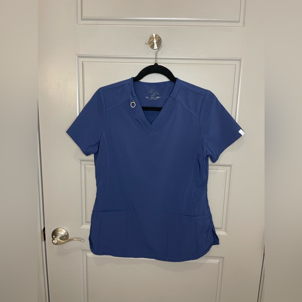 Cherokee Navy Blue Small Scrub Top